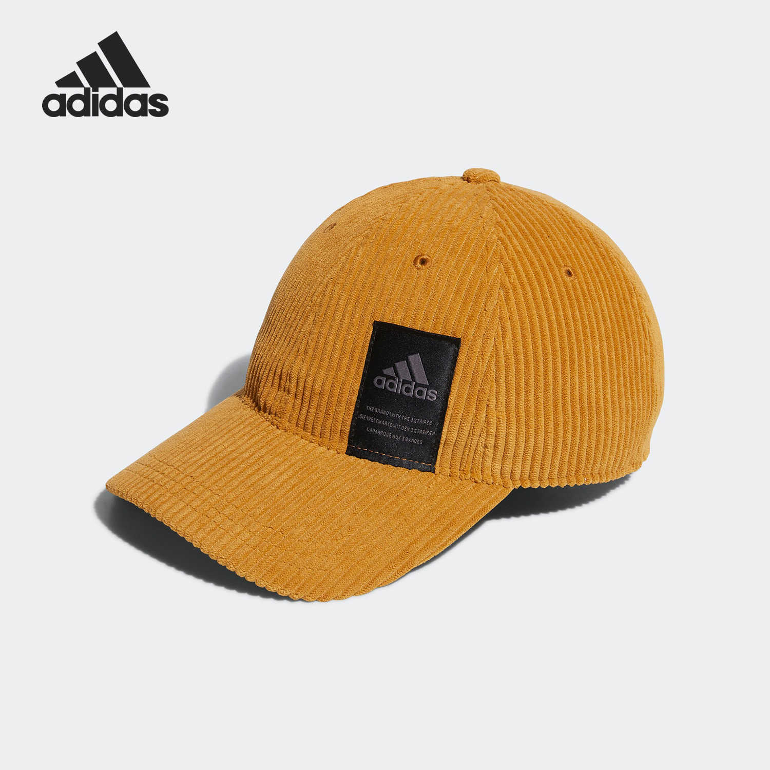 Adidas/阿迪达斯正品冬季新款男女休闲灯芯绒运动帽HI3574