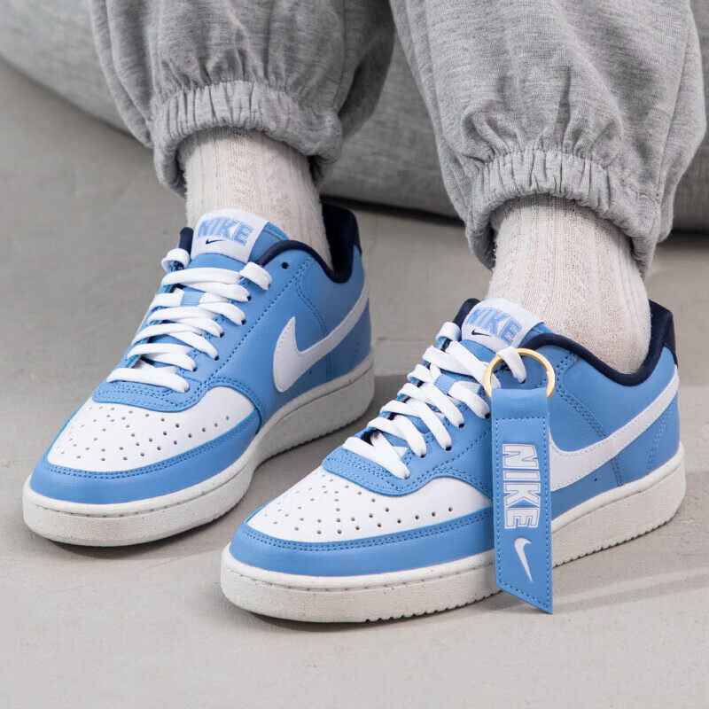 Nike耐克24年新款蓝色低帮板鞋女户外运动鞋正品防滑休闲鞋FJ2767