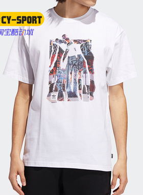 Adidas/阿迪达斯正品三叶草 PHOTO MEDIA TEE男短袖上衣EC7359
