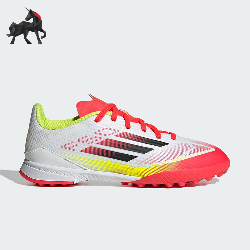 Adidas/阿迪达斯正品新款大童低帮运动系带缓震足球鞋IE3753