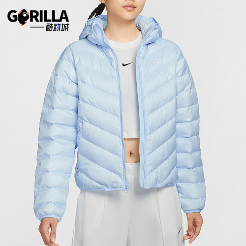 Nike/耐克正品冬季女士运动经典简约轻盈休闲羽绒服HV5106-441