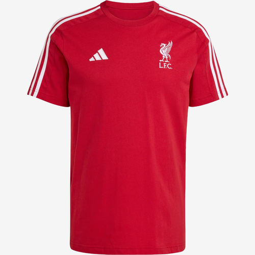 Adidas阿迪达斯正品男款Liverpool FC DNA条纹圆领短袖T恤JW7889
