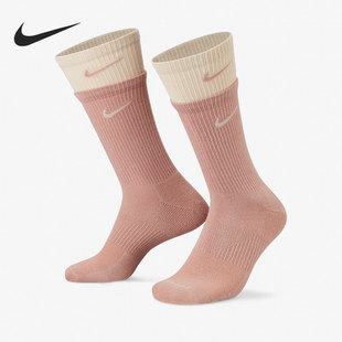 新款 男女运动中筒袜一双装 耐克官方正品 DD2795 609 2022春季 Nike