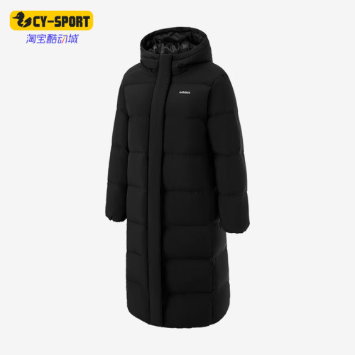Adidas/阿迪达斯正品2025冬季款女士耐穿连帽保暖羽绒服JL9622