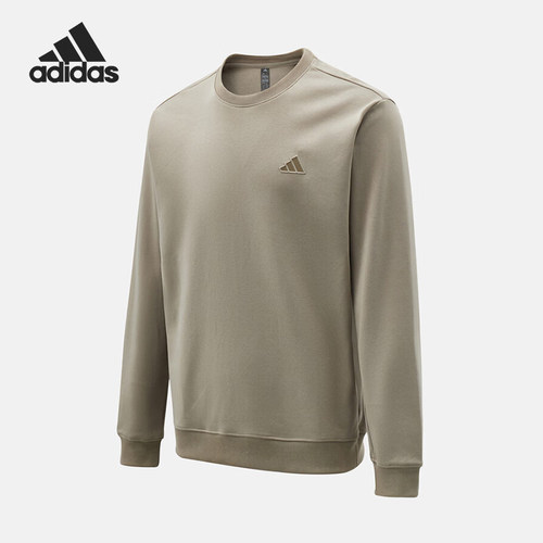 Adidas/阿迪达斯正品2026男士休闲经典舒适圆领卫衣套头衫KR2505
