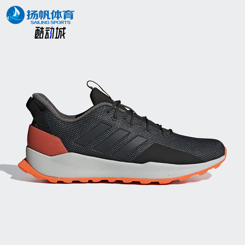 Adidas/阿迪达斯正品neo男士运动系带耐磨经典防滑跑步鞋BB7383