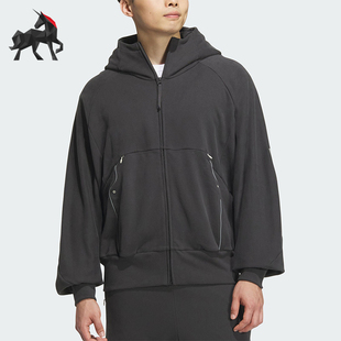 男士 Adidas 连帽夹克外套JM6155 HOODY 阿迪达斯正品 FUSTL
