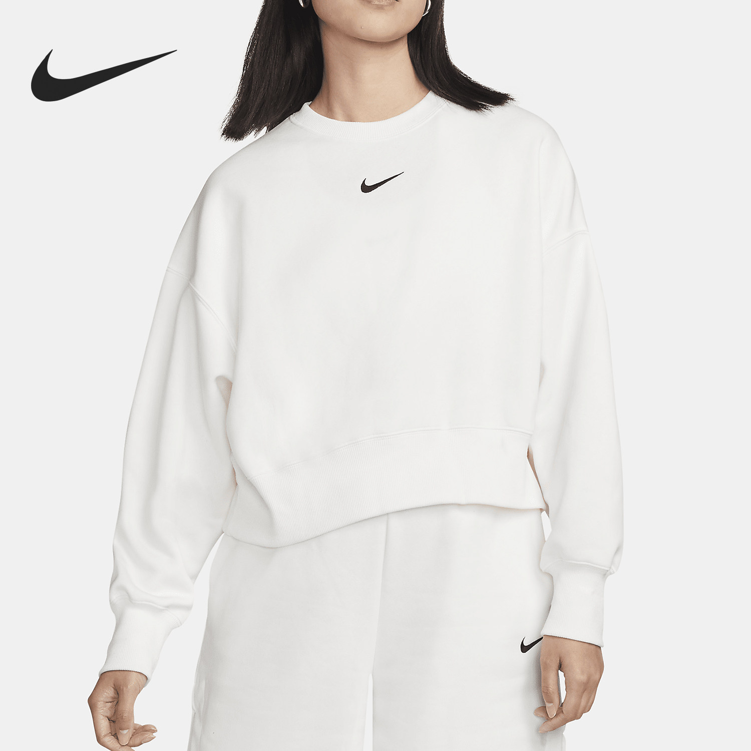 Nike/耐克官方正品春秋女士套头短款时尚卫衣套头衫DQ5762-133,运动服/休闲服装,运动卫衣/套头衫,淘宝优惠券,粉丝福利购,淘宝优惠卷