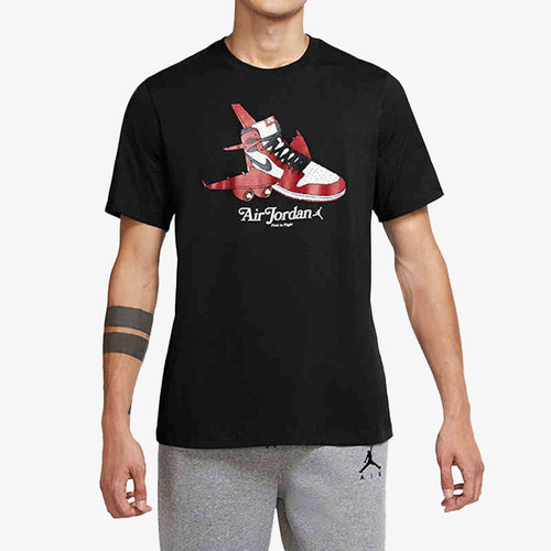 Nike/耐克正品JORDAN 新款男子篮球训练运动短袖T恤DN1443-010