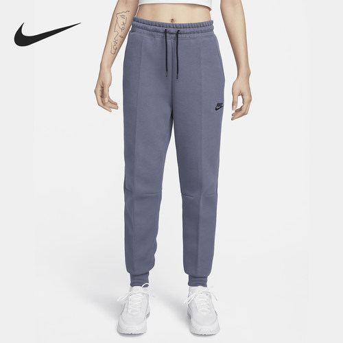 Nike/耐克正品春秋女士运动系带针织束脚弹力休闲长裤FB8330-003