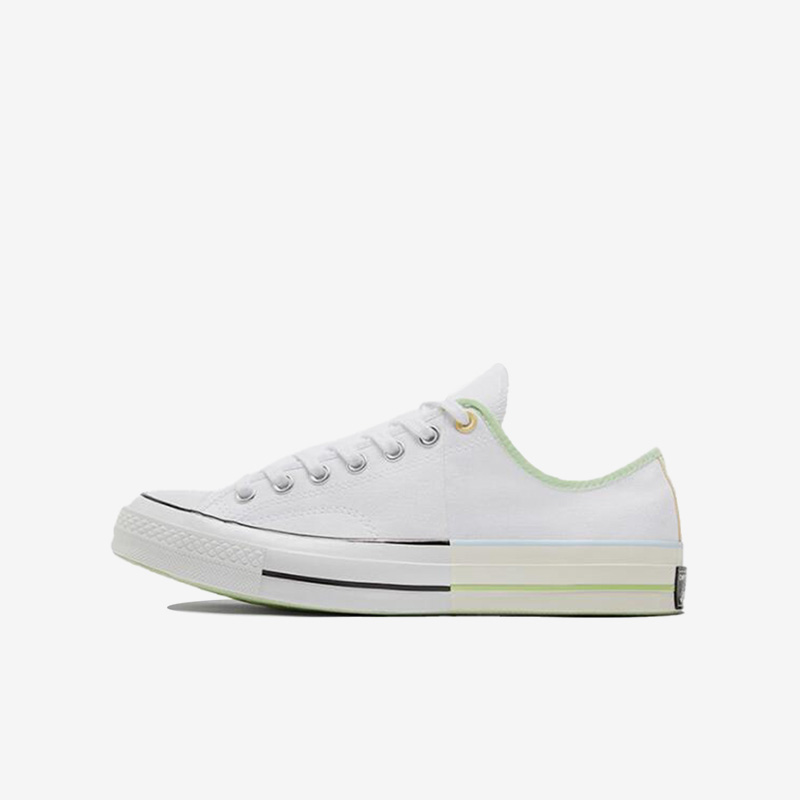 Converse匡威 春季女款1970s解构鸳鸯拼接牛油果帆布鞋171181C