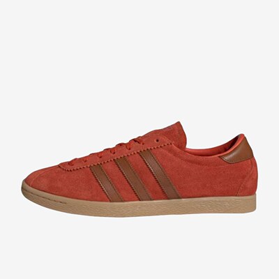 Adidas阿迪达斯正品Tobacco皮革男女同款低帮圆头系带板鞋IH9085