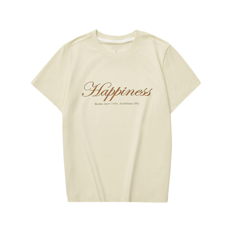 斯凯奇女士运动针织短袖T恤