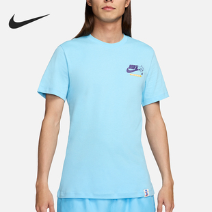 FV3755 Nike 圆领套头耐穿透气运动短袖 2025男士 407 耐克官方正品