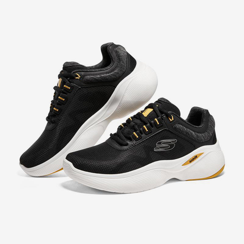 Skechers/斯凯奇正品2023年款厚底男子休闲熊猫老爹鞋232606