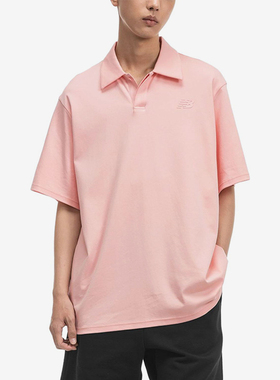New Balance/NB正品nice rice男士简约翻领短袖POLO衫5FD27041-PK