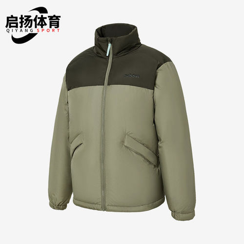 Adidas/阿迪达斯正品新款男士经典复古保暖时尚拼接羽绒服JL8262