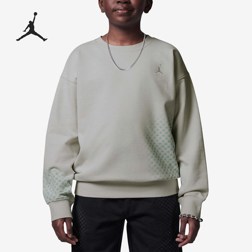 Nike/耐克正品Jordan Flight大童针织图案圆领卫衣IF3740-025