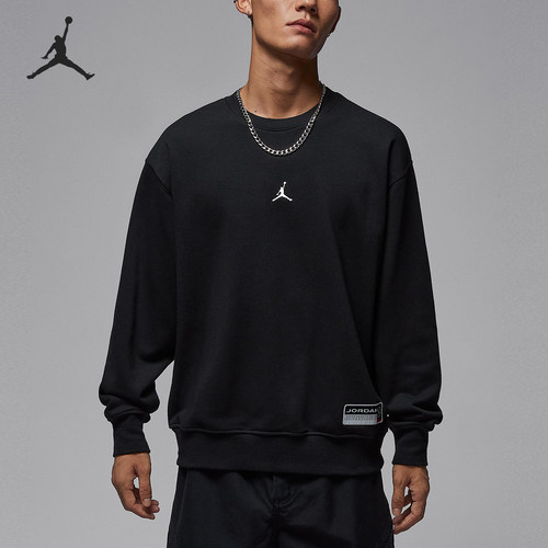 Nike/耐克正品JORDAN男士休闲套头针织运动圆领卫衣IO7830-010