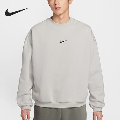 Nike/耐克正品2025冬季款男士日常圆领刺绣运动卫衣IR0107-072