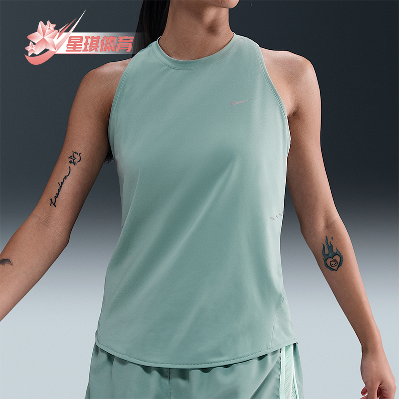 Nike/耐克正品Swift Dri-FIT女士透气轻盈跑步运动背心HQ0621-017