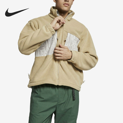 Nike/耐克正品冬季新款男子拼接摇粒绒夹克外套BQ3446-297