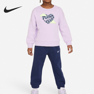 Swoosh婴童圆领休闲运动套装 Nike 耐克正品 Sweet 410 HF7282