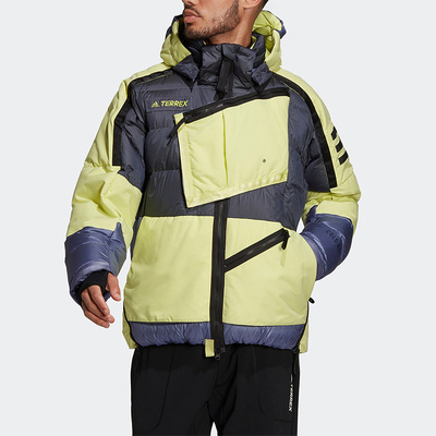 阿迪达斯男子休闲连帽羽绒服