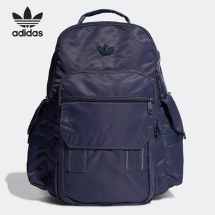 阿迪达斯官方正品 Adidas 三叶草大容量旅行运动双肩背包HD9648