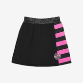 女子条纹时尚 Skechers 新款 夏季 透气休闲半身裙 斯凯奇正品