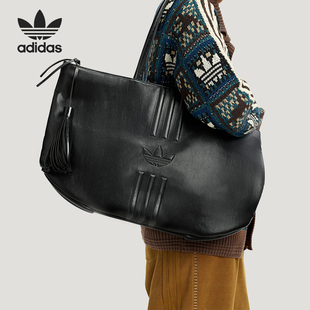 Adidas/阿迪达斯正品三叶草女士运动经典可拆卸流苏单肩包KS8256