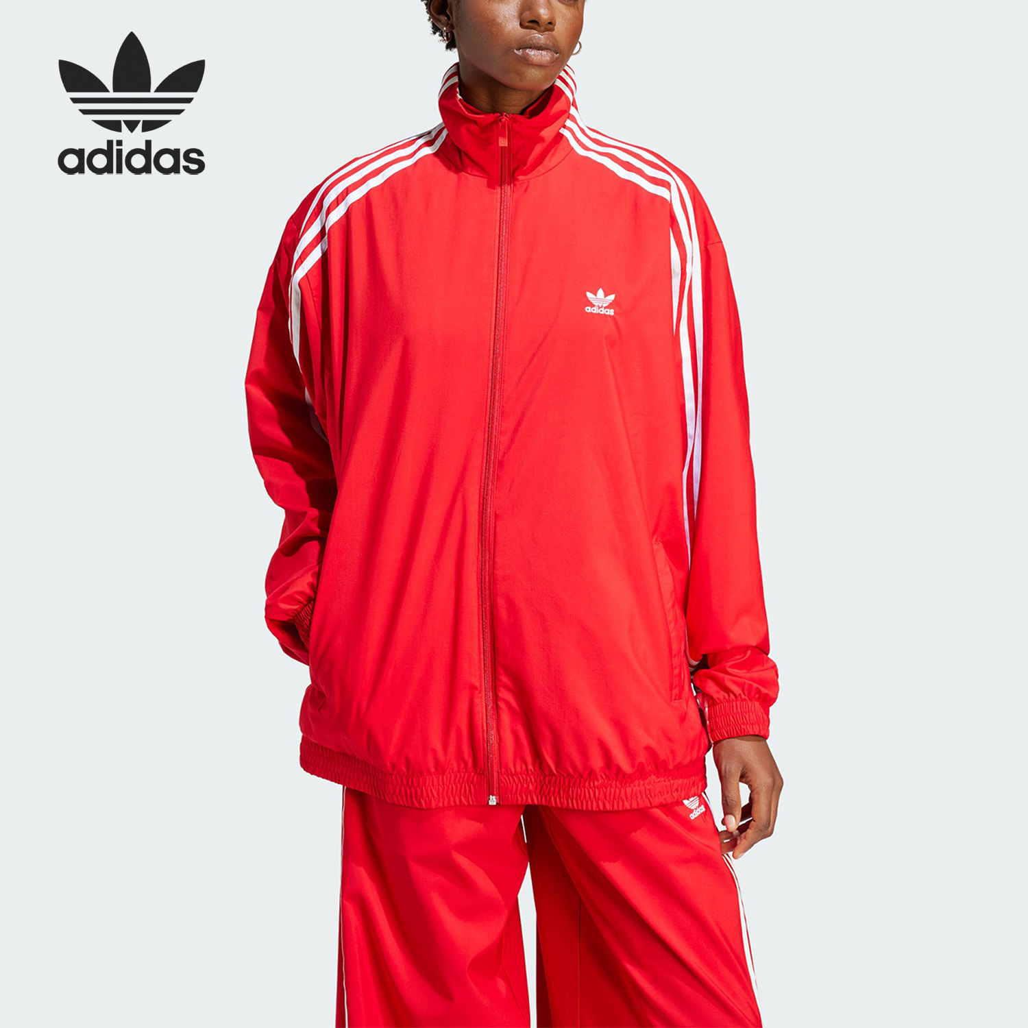 阿迪达斯正品女子夹克外套