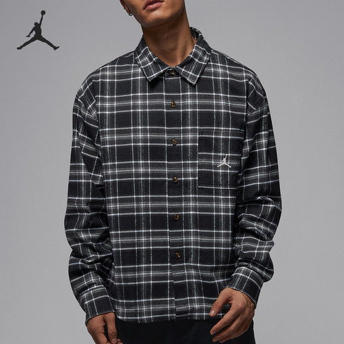 Nike/耐克正品Jordan Brooklyn男士长袖经典衬衫T恤IF1858-010