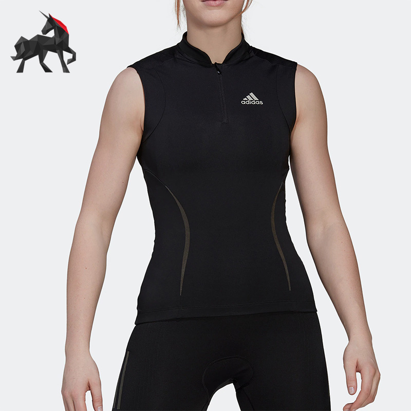 阿迪达斯无袖女子运动T恤