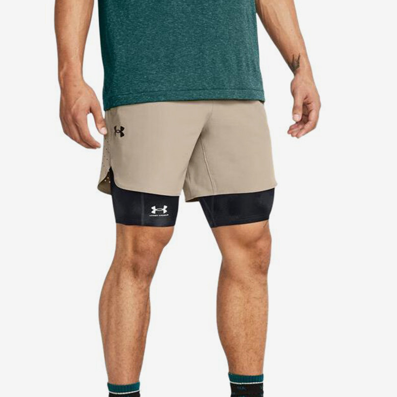 UA/安德玛正品2025新款男子拼色透气休闲梭织运动短裤1376782-203,运动服/休闲服装,运动中长裤／短裤,淘宝优惠券,粉丝福利购,淘宝优惠卷