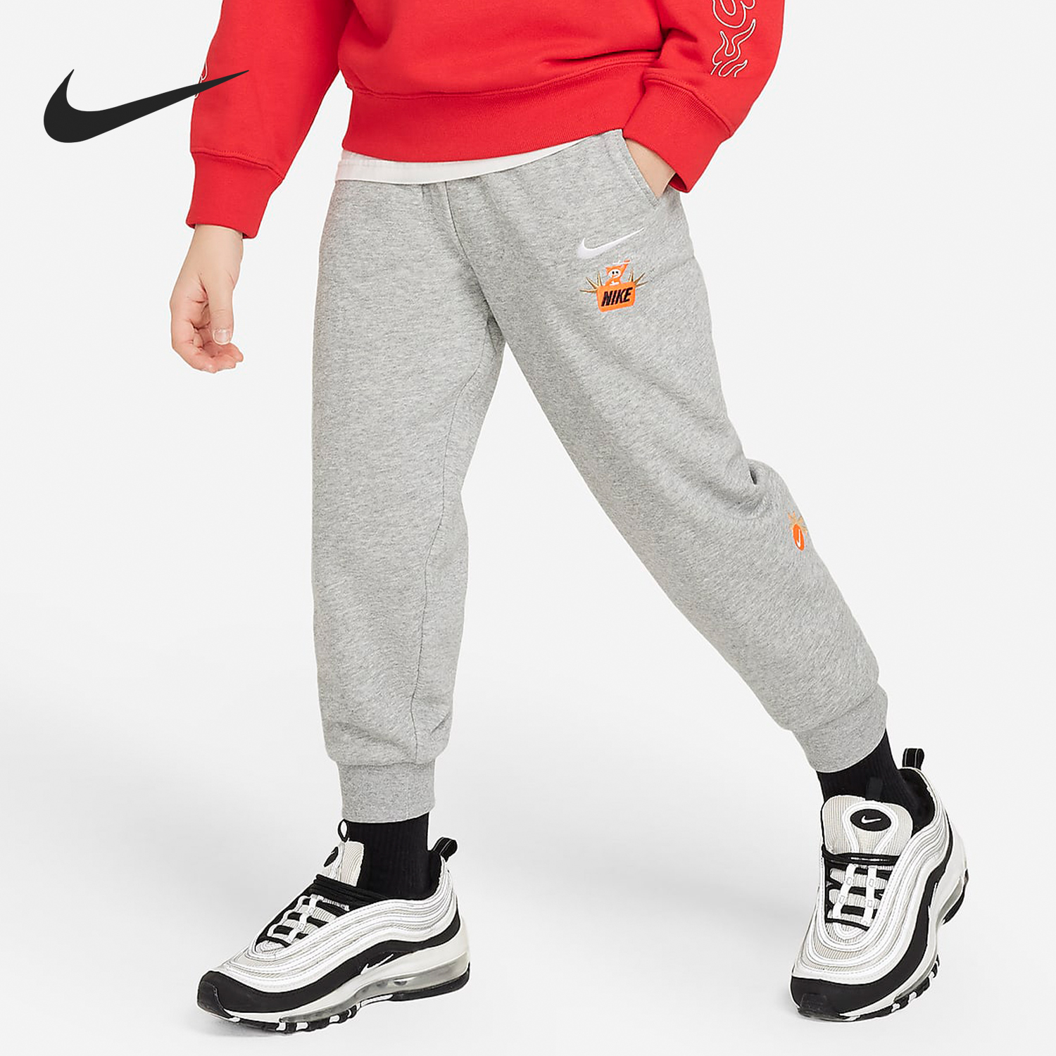 Nike/耐克正品2024年新款小童针织束脚运动长裤HF7134-063,童装/婴儿装/亲子装,裤子,淘宝优惠券,粉丝福利购,淘宝优惠卷