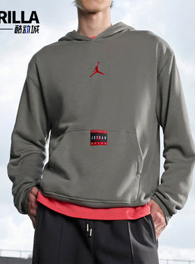 Nike/耐克正品JORDAN男士连帽加绒宽松套头卫衣HV5046-029