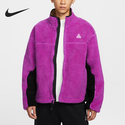 耐克男士宽松立领运动外套