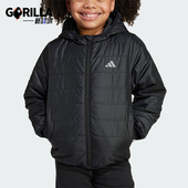 LPAD Adidas ESS JKT小童休闲保暖连帽棉服JL7442 阿迪达斯正品