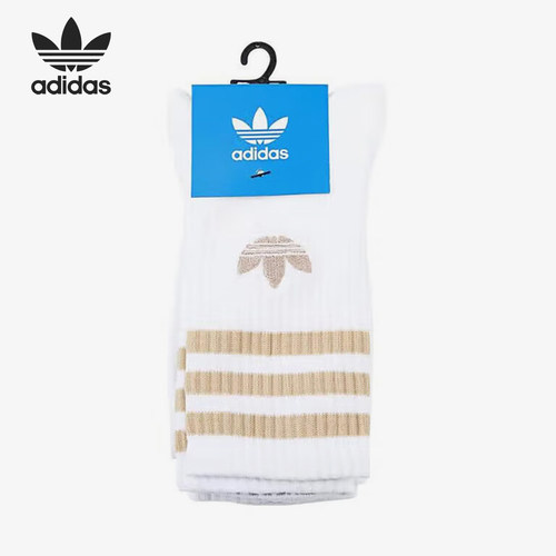 Adidas/阿迪达斯正品三叶草男女运动休闲袜子三双装JP1279