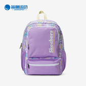 时尚 Skechers 斯凯奇正品 儿童多口袋双肩背包运动休闲书包