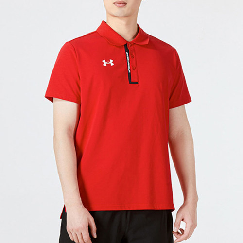 UA/安德玛正品夏季新款男子运动针织翻领短袖POLO衫22500513-600