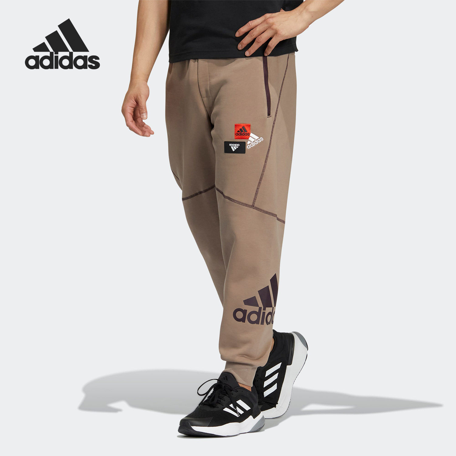 Adidas/阿迪达斯正品当季新款男子运动训练针织长裤HN8994,运动服/休闲服装,运动长裤,淘宝优惠券,粉丝福利购,淘宝优惠卷