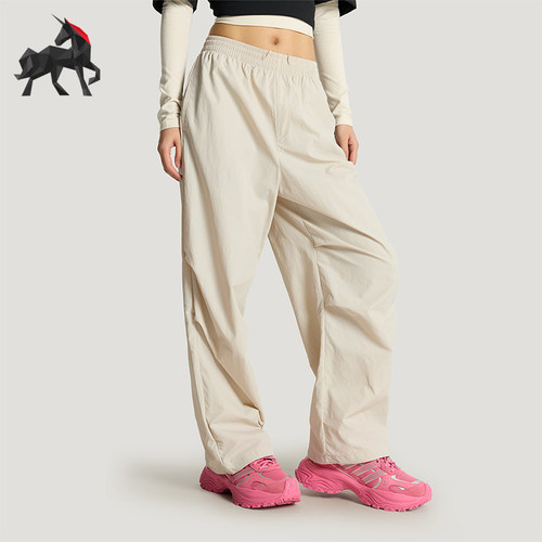 Adidas/阿迪达斯正品春秋女士运动日常宽松简约休闲长裤KX6803