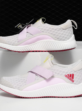 Adidas/阿迪达斯正品春新款女童透气魔术贴运动鞋童鞋CP9432