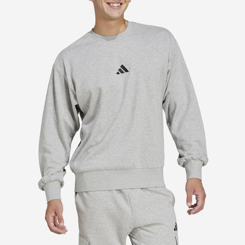 Adidas/阿迪达斯正品春季新款男士经典针织保暖休闲卫衣JE3828
