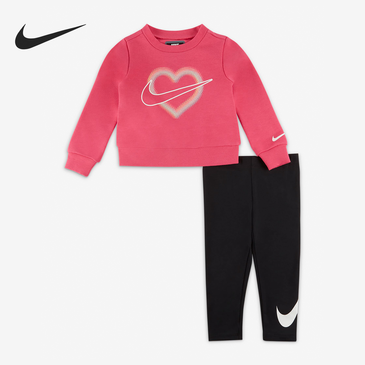 耐克婴童时尚印花运动套装