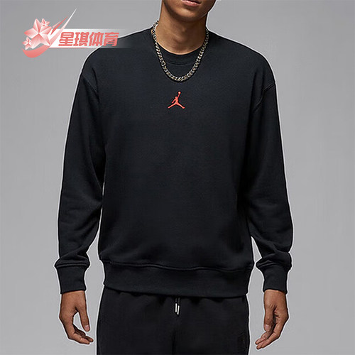 Nike/耐克正品JORDAN男士针织圆领运动训练卫衣IB5605-010