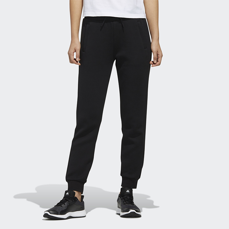 Adidas/阿迪达斯正品S 3-STRIPES PANTS女士透气束脚长裤FM9309