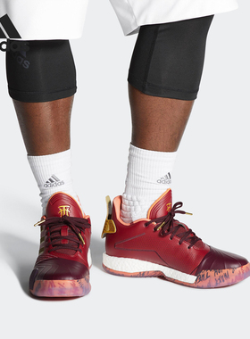 Adidas/阿迪达斯正品男鞋TMAC麦迪实战战靴BOOST缓震篮球鞋EE4157